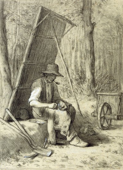 El reparador de caminos de Jean Francois Millet