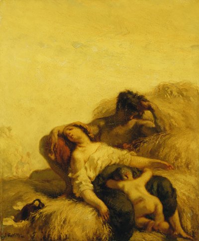 Los segadores dormidos de Jean Francois Millet