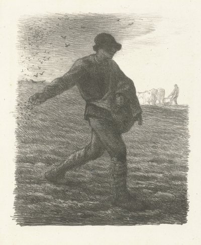 El sembrador, 1851 de Jean Francois Millet