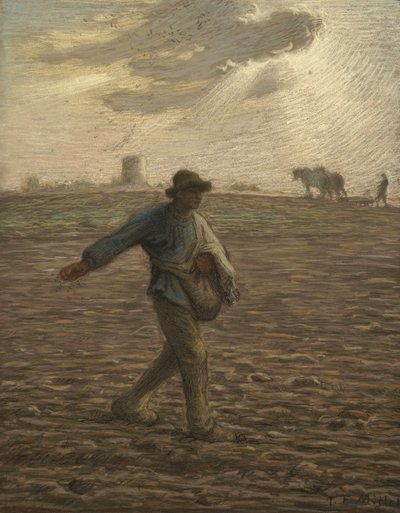 El sembrador, c.1865 de Jean Francois Millet