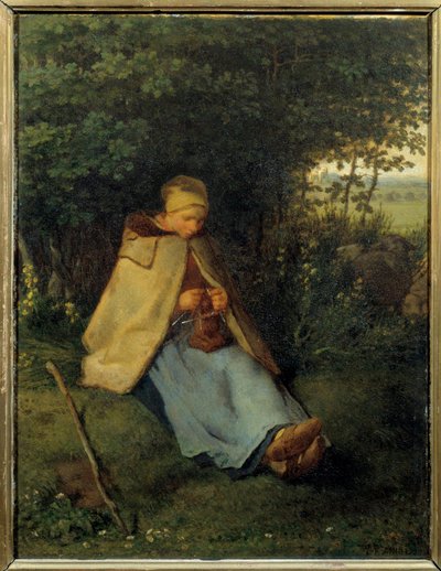 La tejedora de Jean Francois Millet