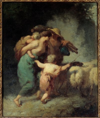 El regreso del rebaño de Jean Francois Millet