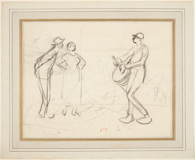 Tres figuras de Jean Francois Millet