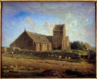 Vista de la Iglesia de Greville de Jean Francois Millet
