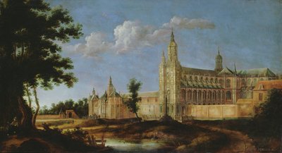 Vista de la Abadía de Saint-Amand-les-Eaux, fundada en 647 de Jean Francois Neyts
