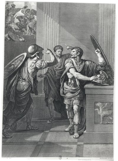 Arcan y Mitrídates, ilustración de 