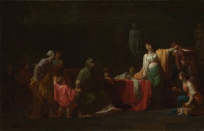 Cornelia, madre de los Gracos, 1781 de Jean François Pierre Peyron