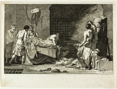 Devoción de Cimon o Funeral de Miltiades de Jean François Pierre Peyron