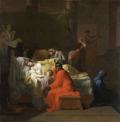 La Muerte de Alcestis de Jean François Pierre Peyron