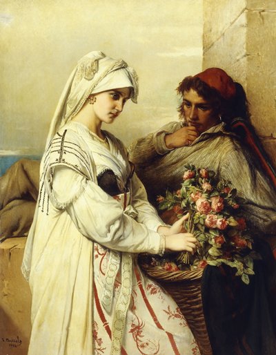 Idilio, 1864 de Jean Francois Portaels