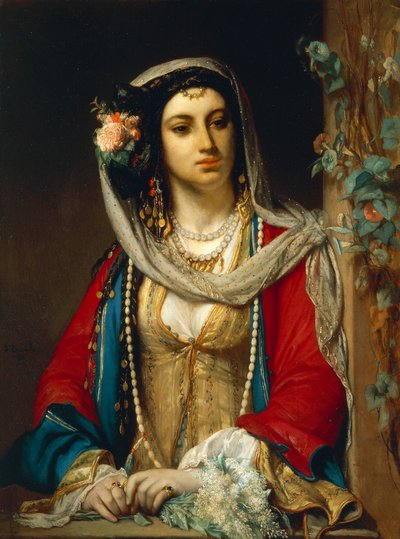 Mujer judía de El Cairo de Jean Francois Portaels