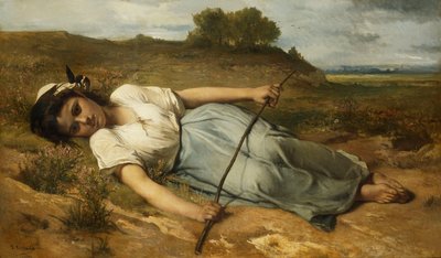 La pastora, 1870 de Jean Francois Portaels