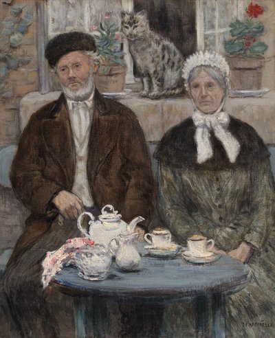 Tarde de té de Jean Francois Raffaelli