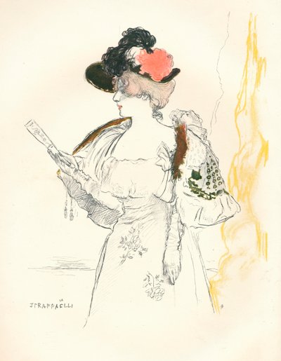De un Boceto en Lápiz y Acuarela, 1901 de Jean Francois Raffaelli