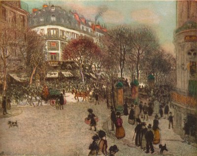 Le Boulevard Des Italiens, París, c1908 de Jean Francois Raffaelli