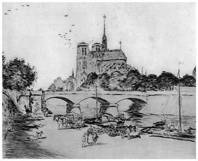 Notre Dame, c1870-1920 1924 de Jean Francois Raffaelli