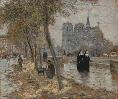 Notre Dame de París de Jean Francois Raffaelli