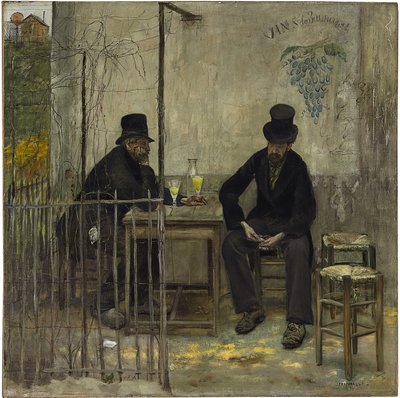 Los bebedores de absenta de Jean Francois Raffaelli