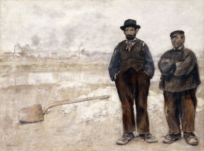 Los dos obreros de Jean Francois Raffaelli