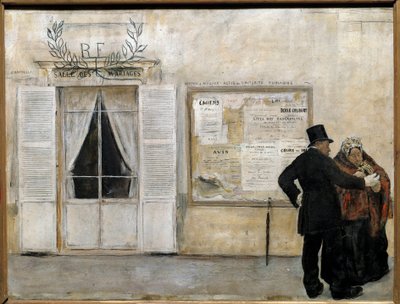Los invitados esperando la boda de Jean Francois Raffaelli