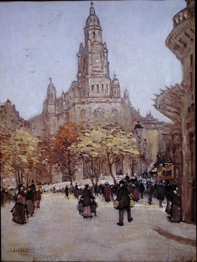 Vista de París, c.1885 de Jean Francois Raffaelli