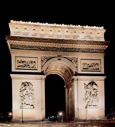 Vista del Arco de Triunfo realizado por Jean Francois Chalgrin (1739-1811) de Jean Francois Therese Chalgrin