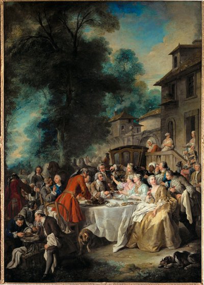 Un almuerzo de caza ... de Jean François de Troy