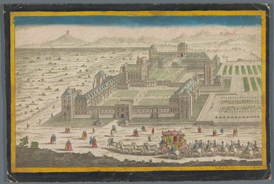 Vista del castillo de Vincennes de Jean François Daumont
