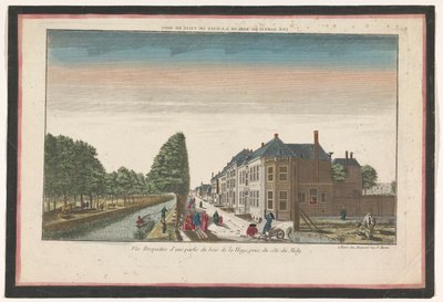 Vista del Haagse Bos en La Haya visto desde el lado sur
Une partie du Bois de la Haye du coté du midy (título en el objeto) de Jean François Daumont