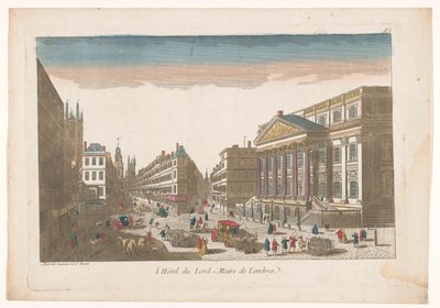 Vista de la Mansion House en Londres
l