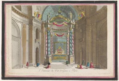 Vista del interior de la iglesia de Val-de-Grâce en París
L
