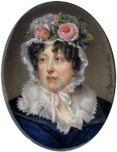 Brazalete con retrato de Lady Susan Murray de Jean François Gérard Fontallard