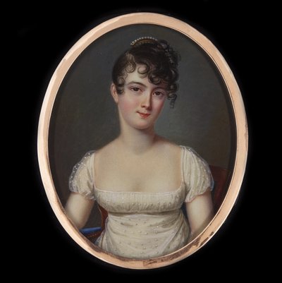 Retrato de Madame Récamier, nacida Julie Bernard 1777-1849, ca 1805 de Jean François Gérard Fontallard