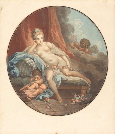 Venus en reflexión de Jean François Janinet after Jacques Charlier