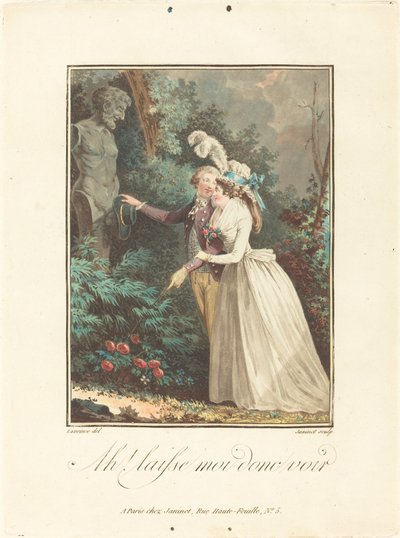 ¡Ah! Déjame ver de Jean François Janinet after Nicolas Lavreince