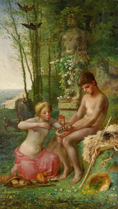 Primavera (Dafnis y Cloe) de Jean Francois Millet