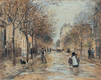Calle en Asnières de Jean Francois Raffaelli