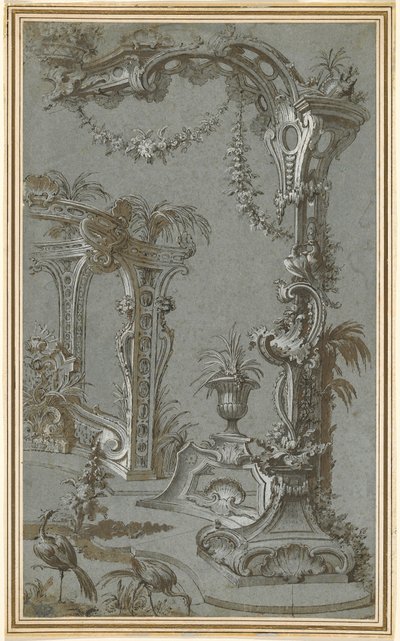 Un Enrejado y Cenador Rococó de Jean François de Cuvilliés I