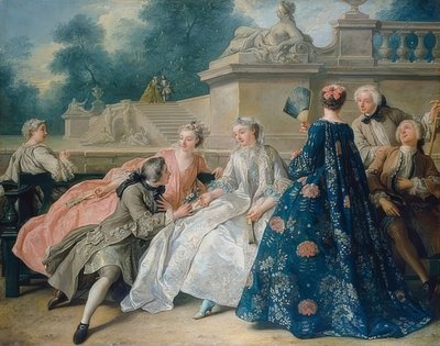Declaración de amor. 1731 de Jean François de Troy