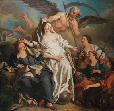 El tiempo desvelando la verdad, 1733 de Jean François de Troy