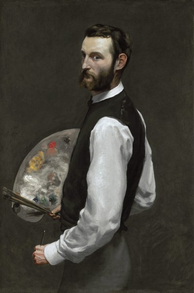 Autorretrato, 1865-66 de Jean Frederic Bazille
