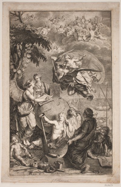 Alegoría de la navegación de Jean Frederic Herman