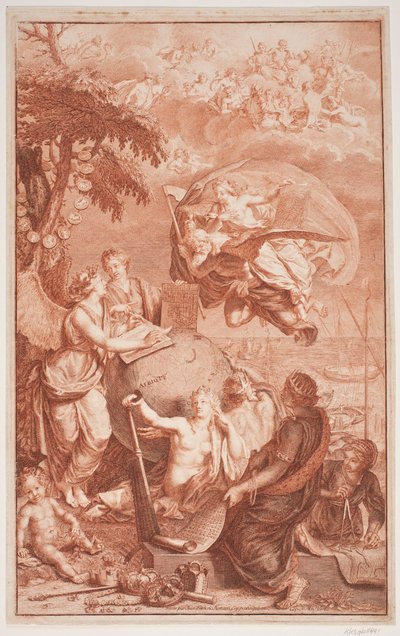 Alegoría de la navegación de Jean Frederic Herman
