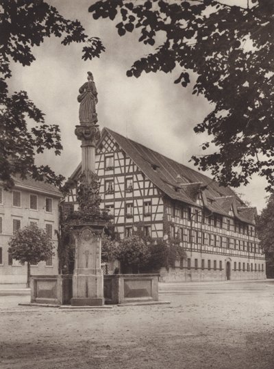 Suiza: Winterthur, el antiguo cuartel (foto en blanco y negro) de Jean Gaberell
