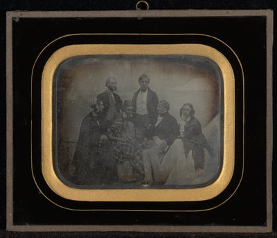Retrato de grupo de ocho incluyendo a M. y Mme. Eynard de Jean Gabriel Eynard