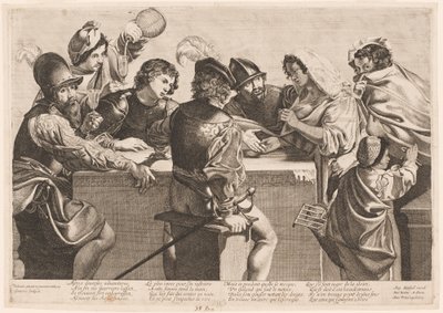 La adivina de Jean Ganière after Valentin de Boullogne