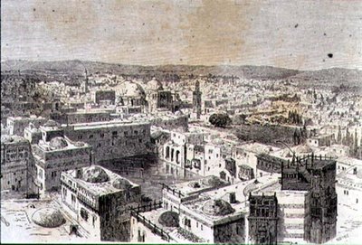 Jerusalén en la década de 1860 de Jean Georges (after) Huyot