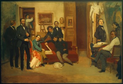 Taller del artista de Jean Francois Gigoux