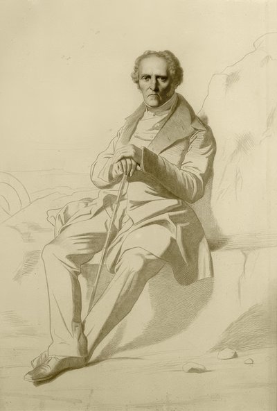 Retrato de Charles Fourier de Jean Francois Gigoux