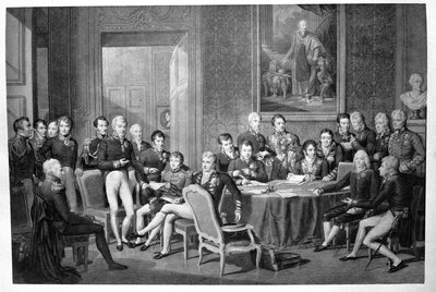 Congreso de Viena (grabado) de Jean Godefroy